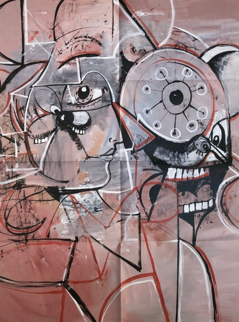 George Condo - Spruth Magers Exhibition Poster