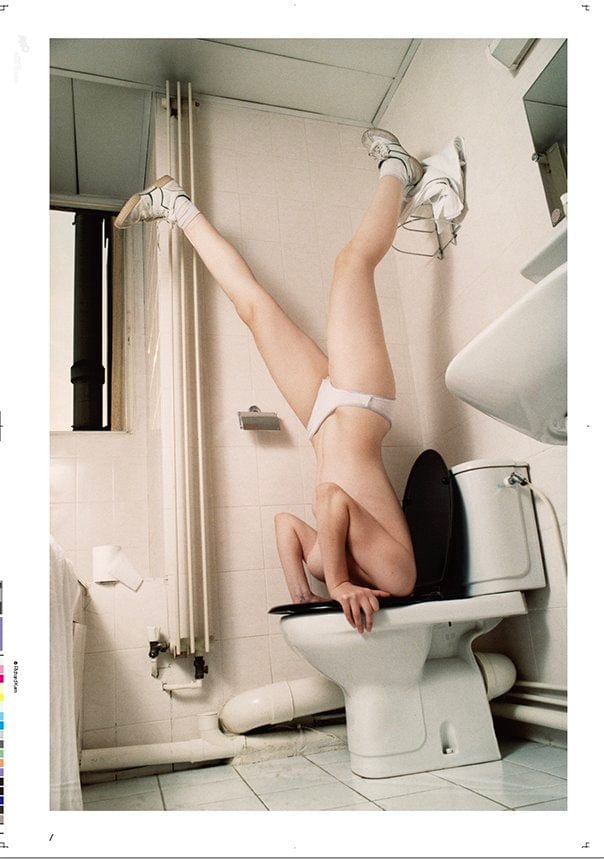 Richard Kern - Head in the Toilet, 2023