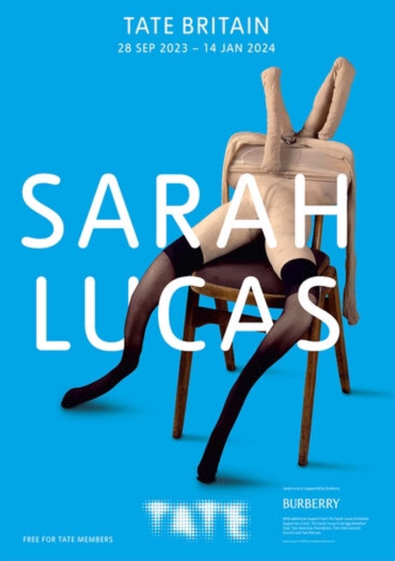 Sarah Lucas - Tate Gallery poster, 2022