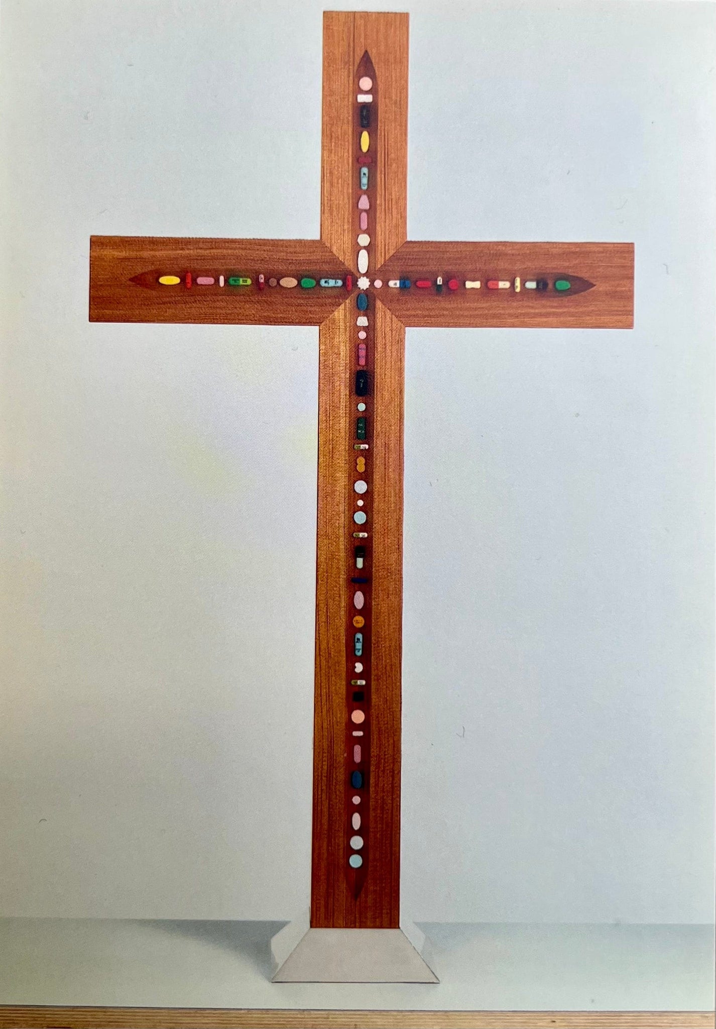 Damien Hirst - The Crucifix, 2005 postcard