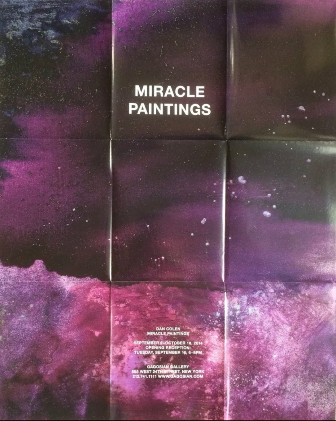 Dan Colen - Miracle Paintings