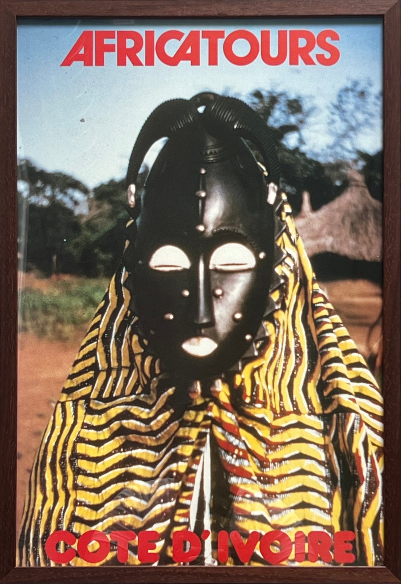 Ivory Coast Africa Mask, 1985