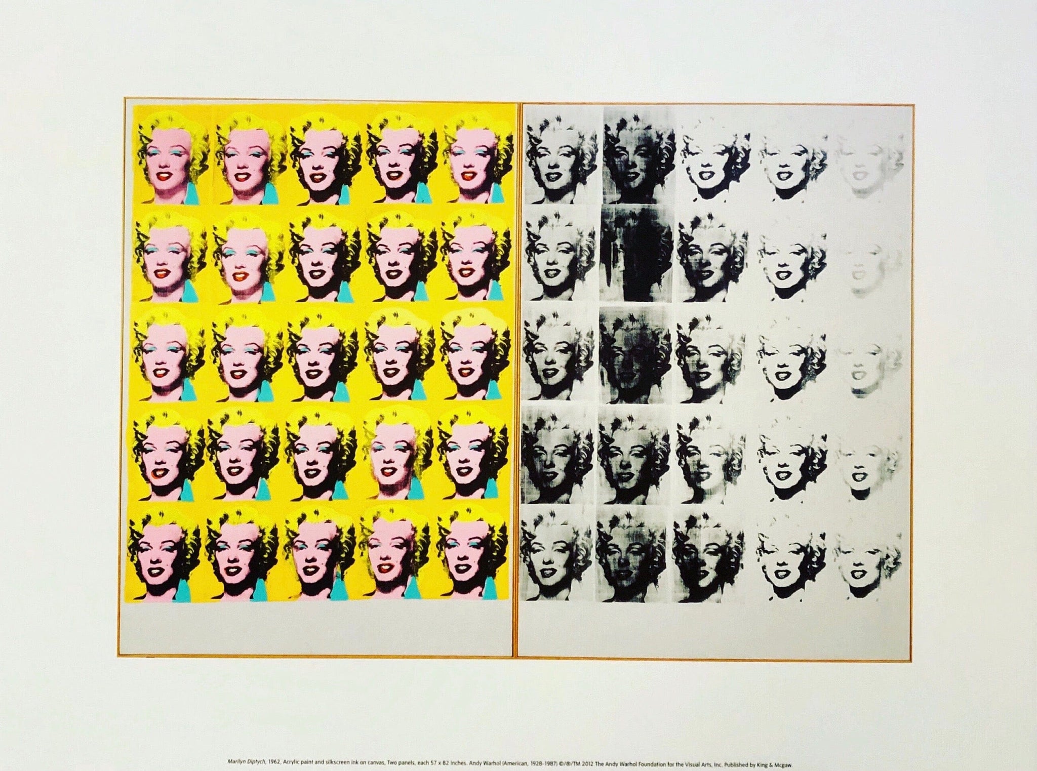 Andy Warhol - Marilyn Diptych, 1962