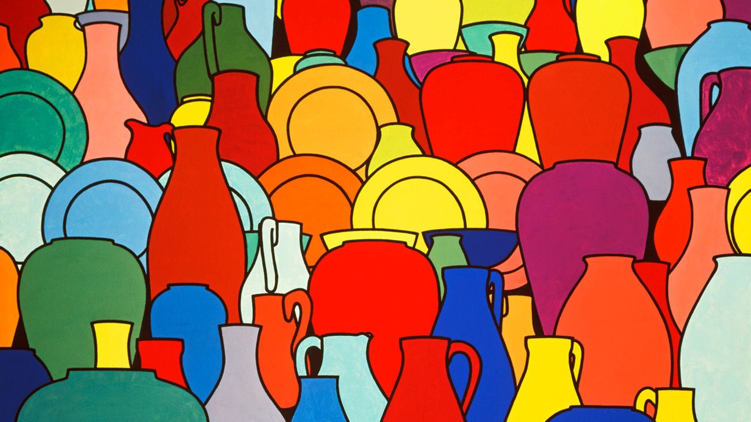 Patrick Caulfield - Pottery, 1969