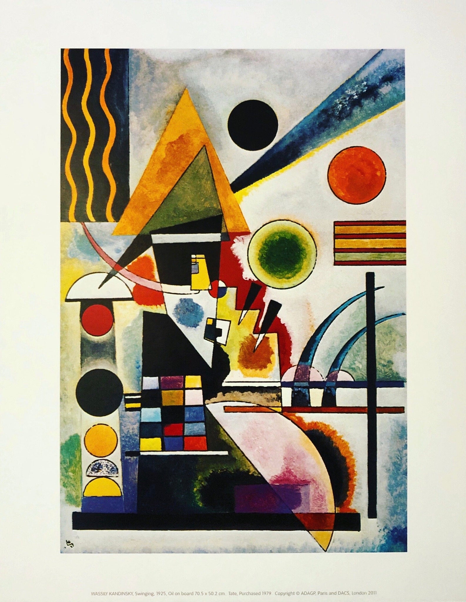 Wassily Kadinsky - Swinging, 1925