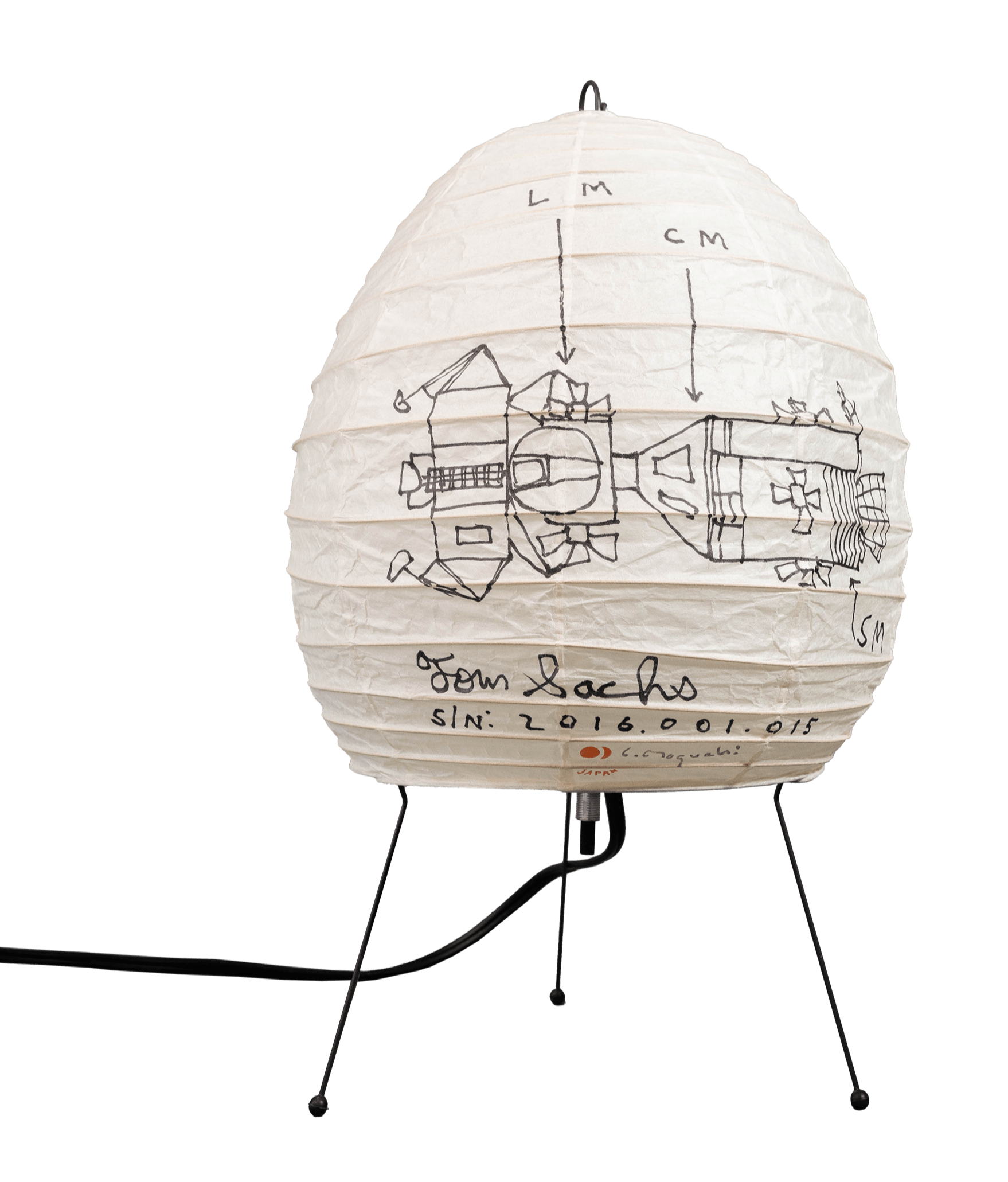 Tom Sachs, Command Service Module Lamp, 2016 – CoterieCargo