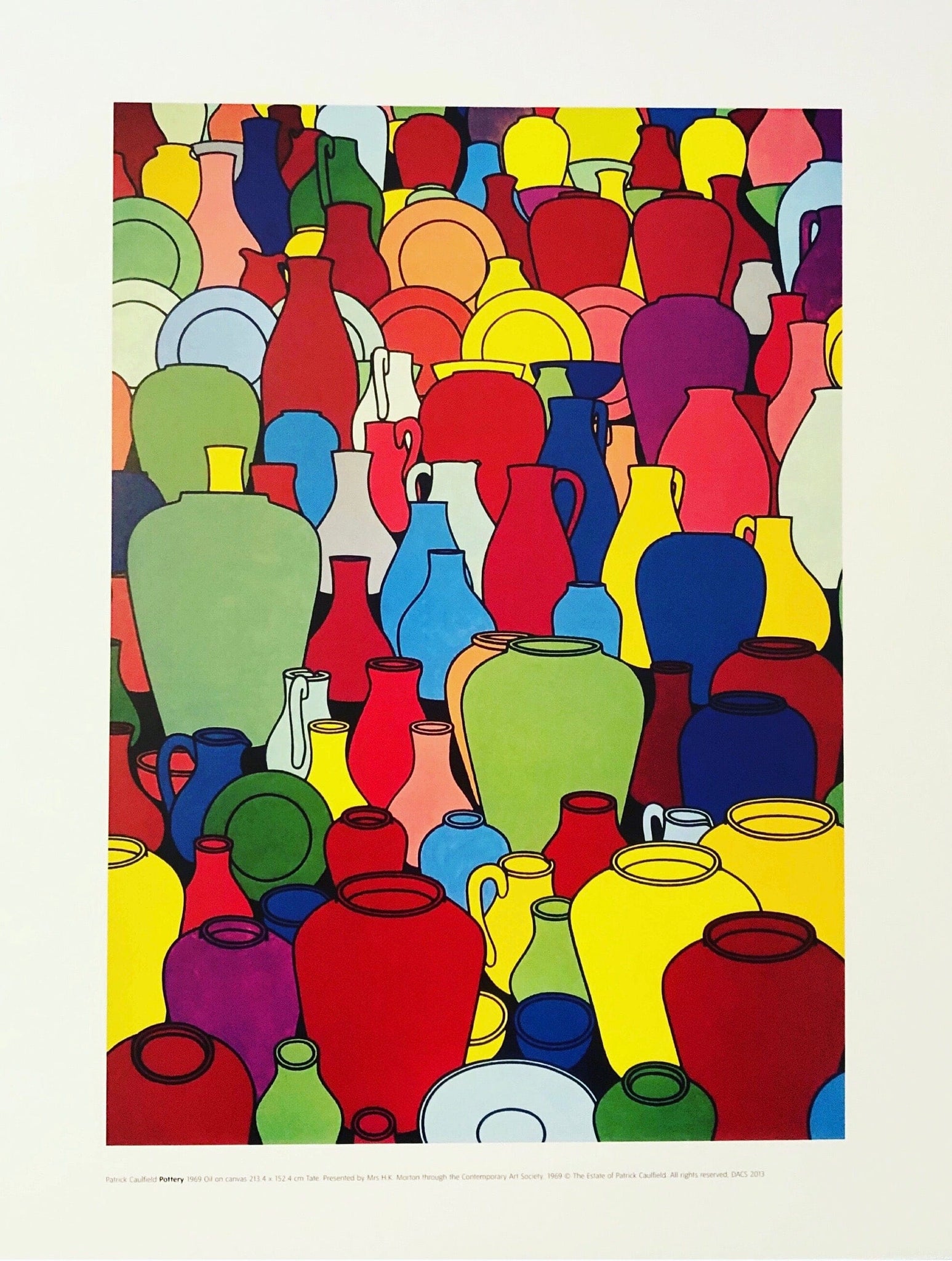 Patrick Caulfield - Pottery, 1969