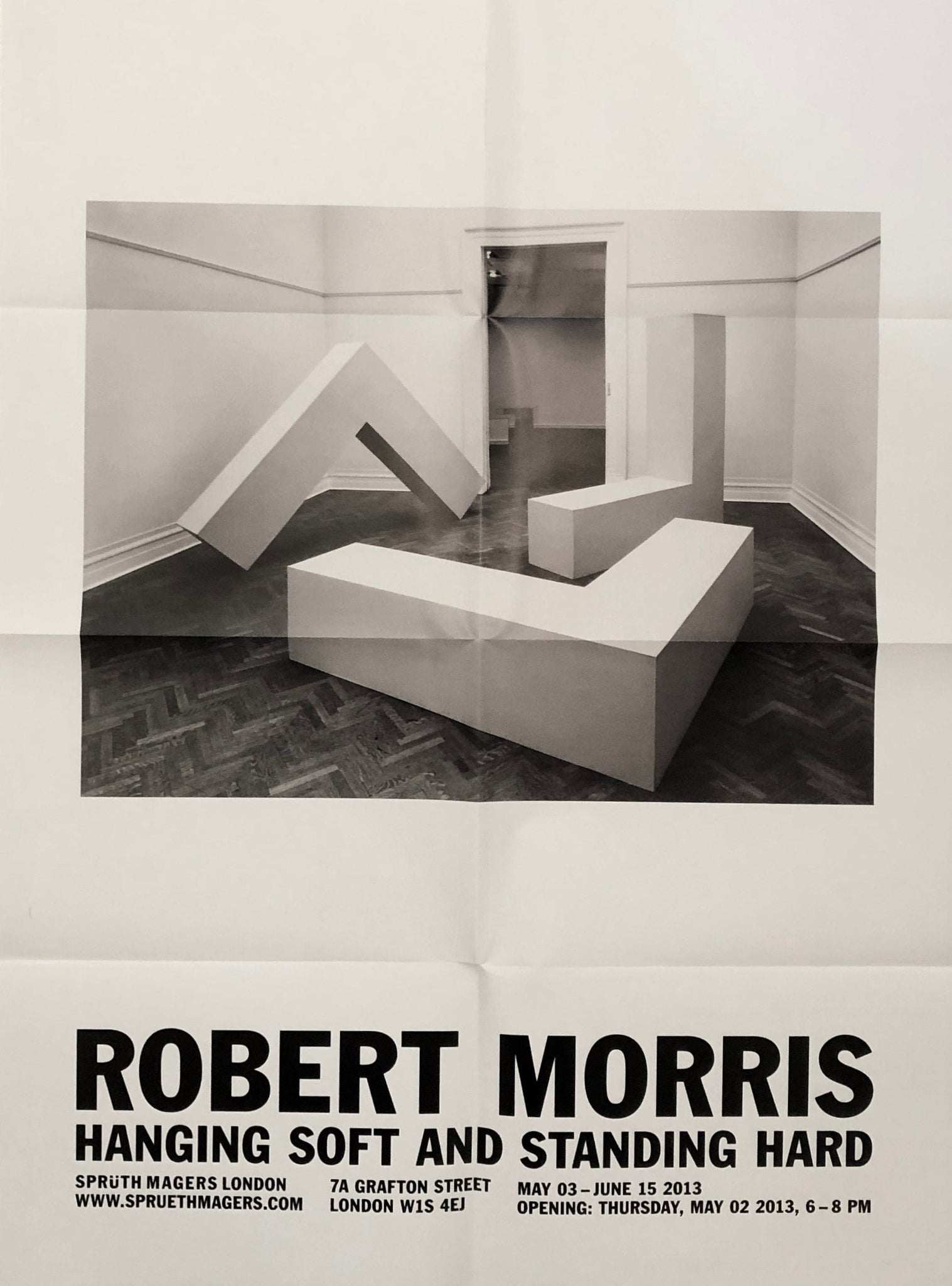 Robert Morris - Hanging Soft and Standing Hard, 2013