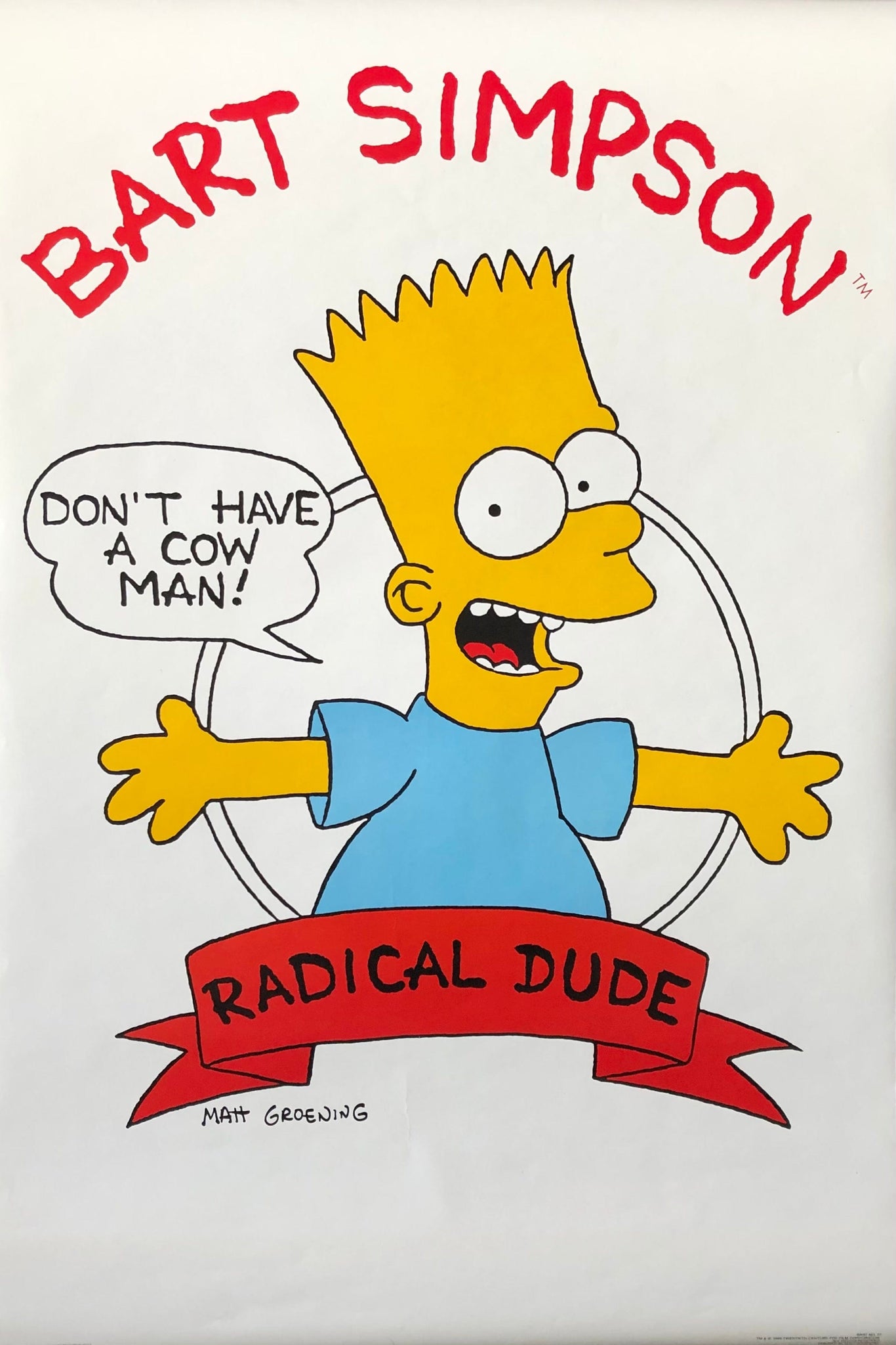 Matt Groening - Bart Simpson, 1989