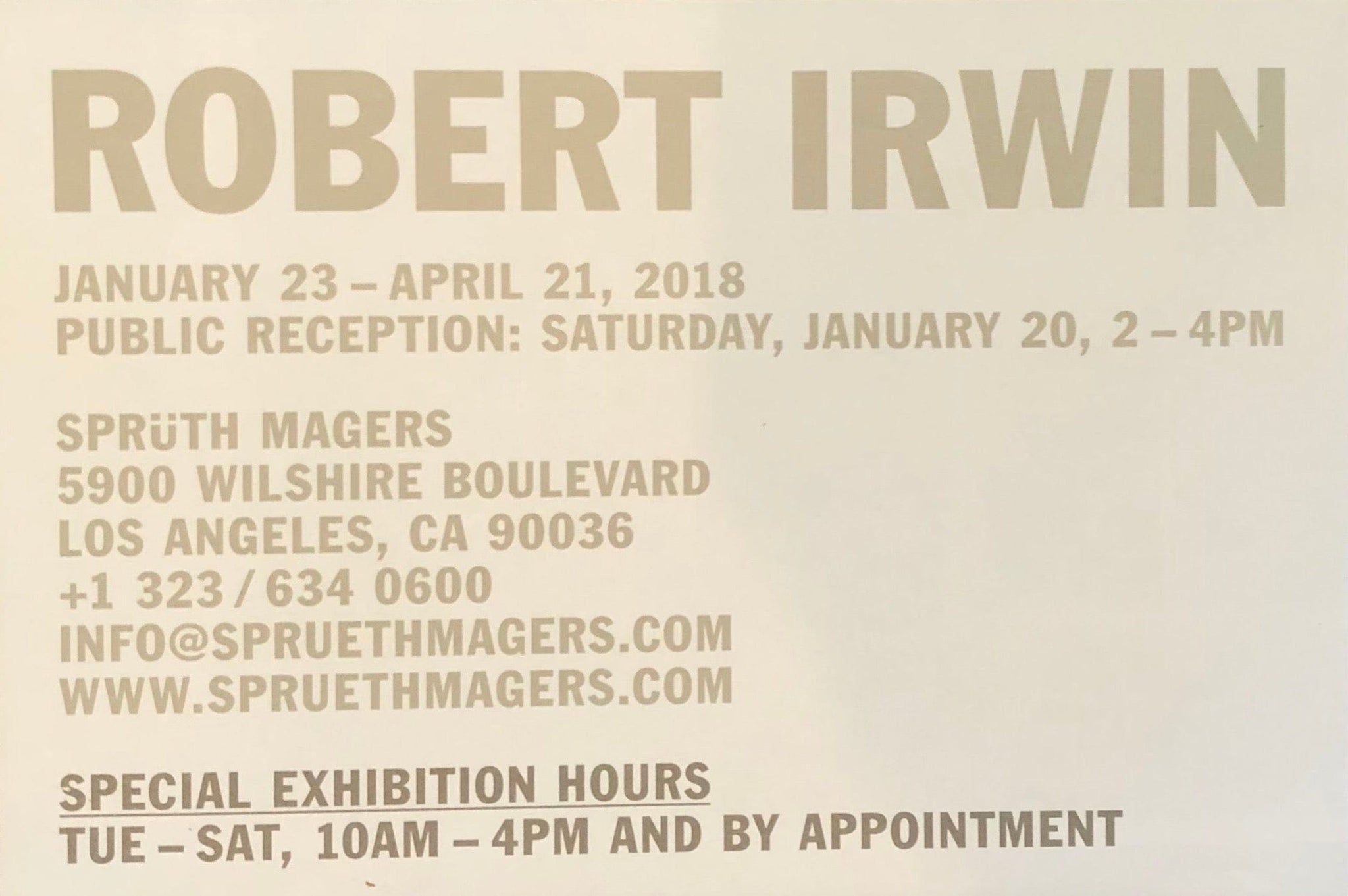 Robert Irwin - Varese Scrim, 2013