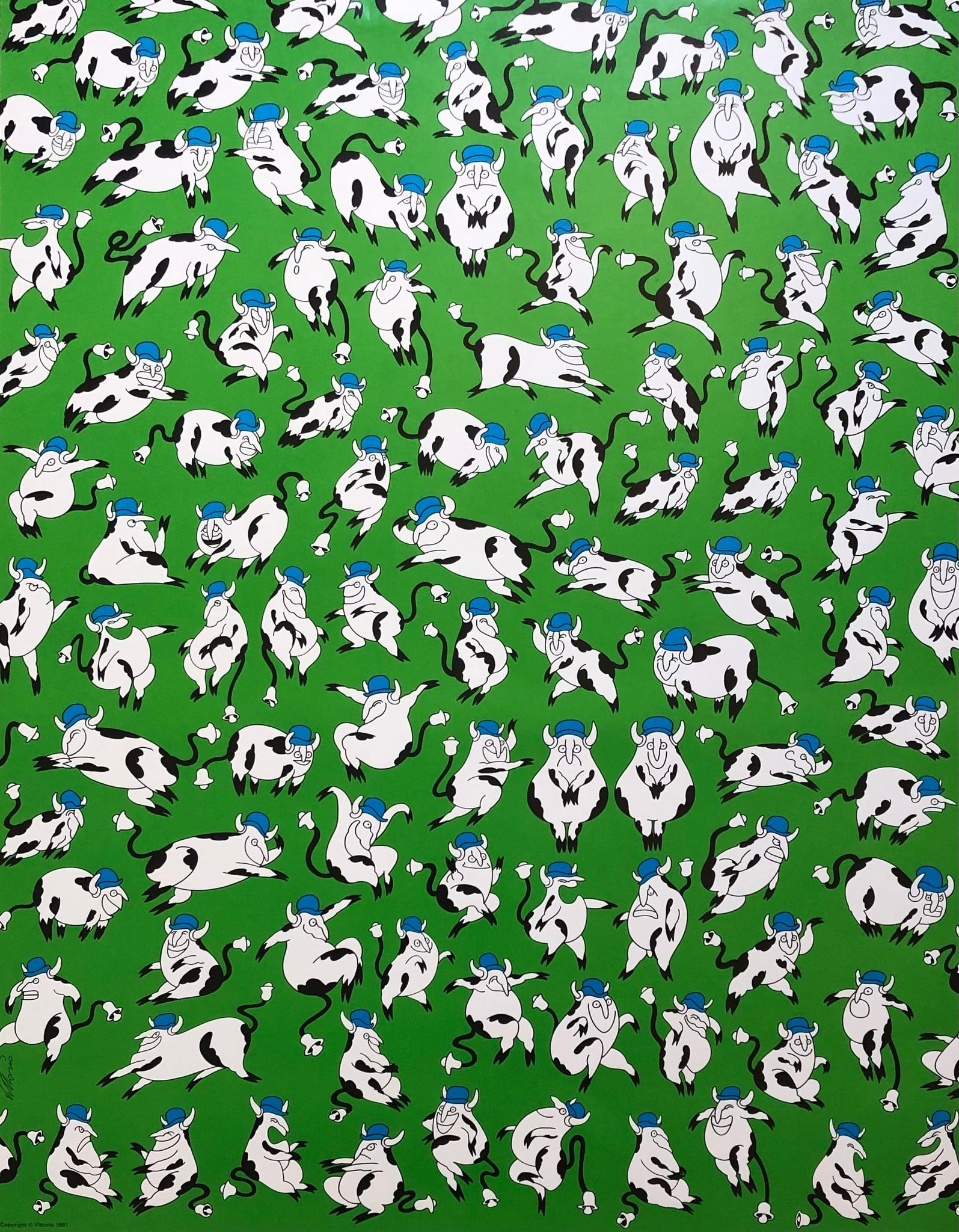 Vittorio Fiorucci - 100 & Six Cows & A Bull, 1970s