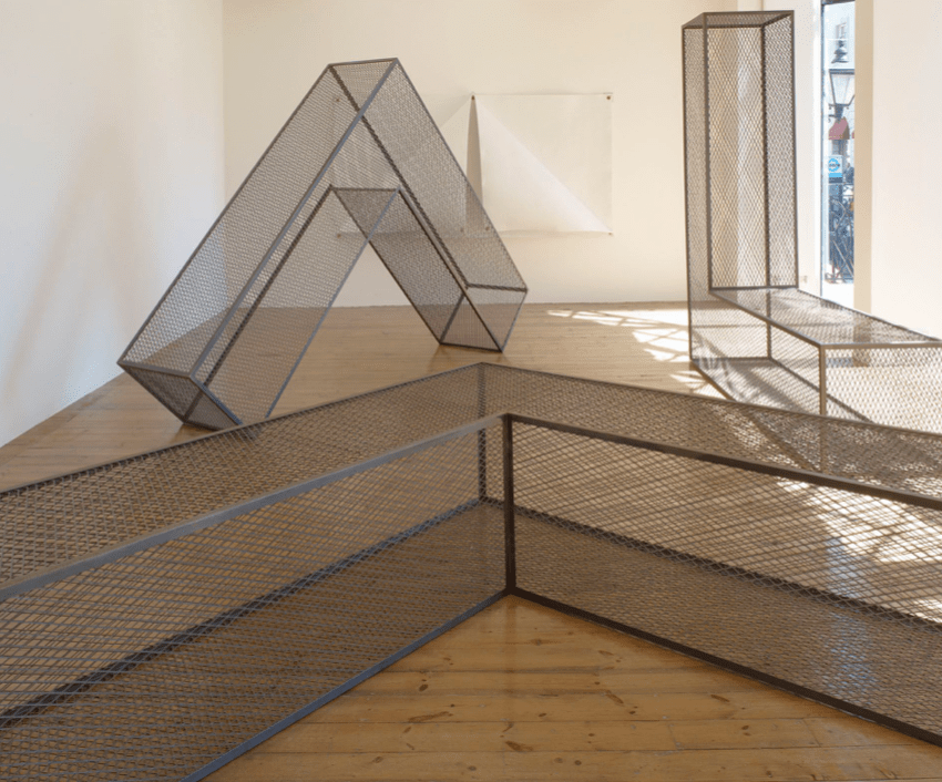 Robert Morris - Hanging Soft and Standing Hard, 2013