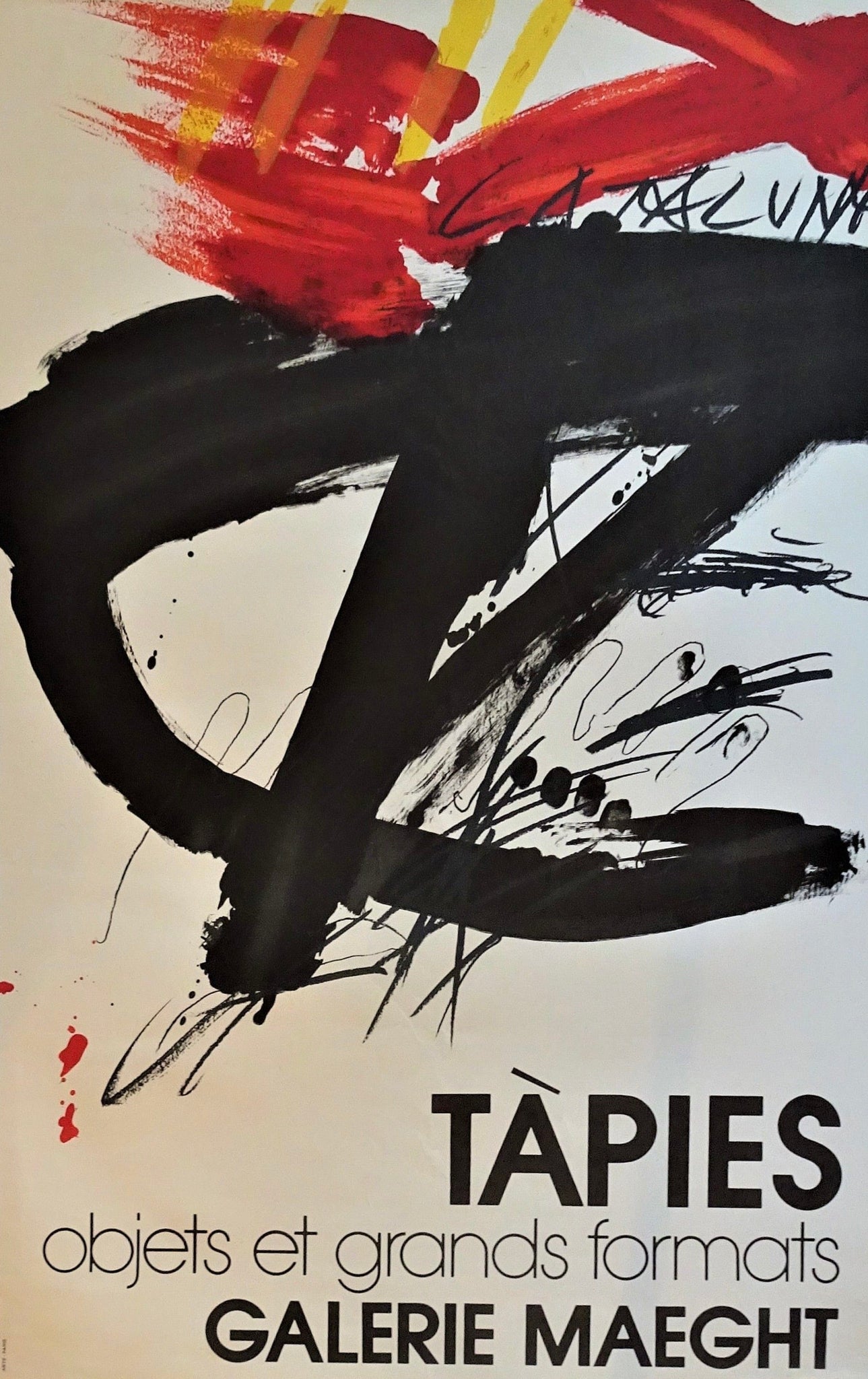 Tapies Galerie Maeght, 1972
