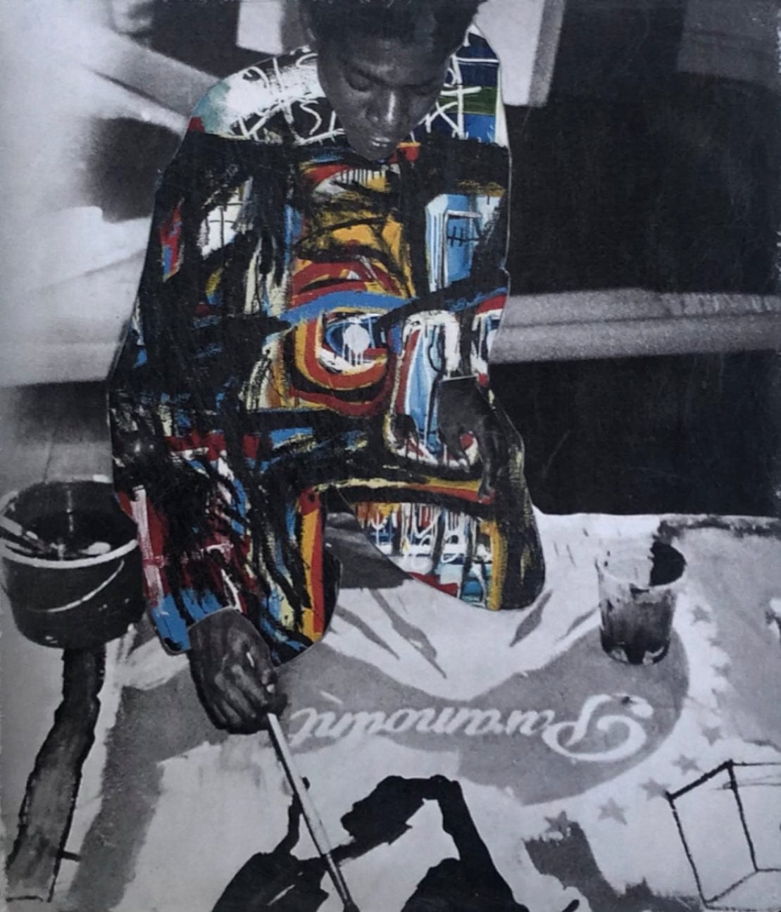 Ian Woods - Basquiat Collage, 2020