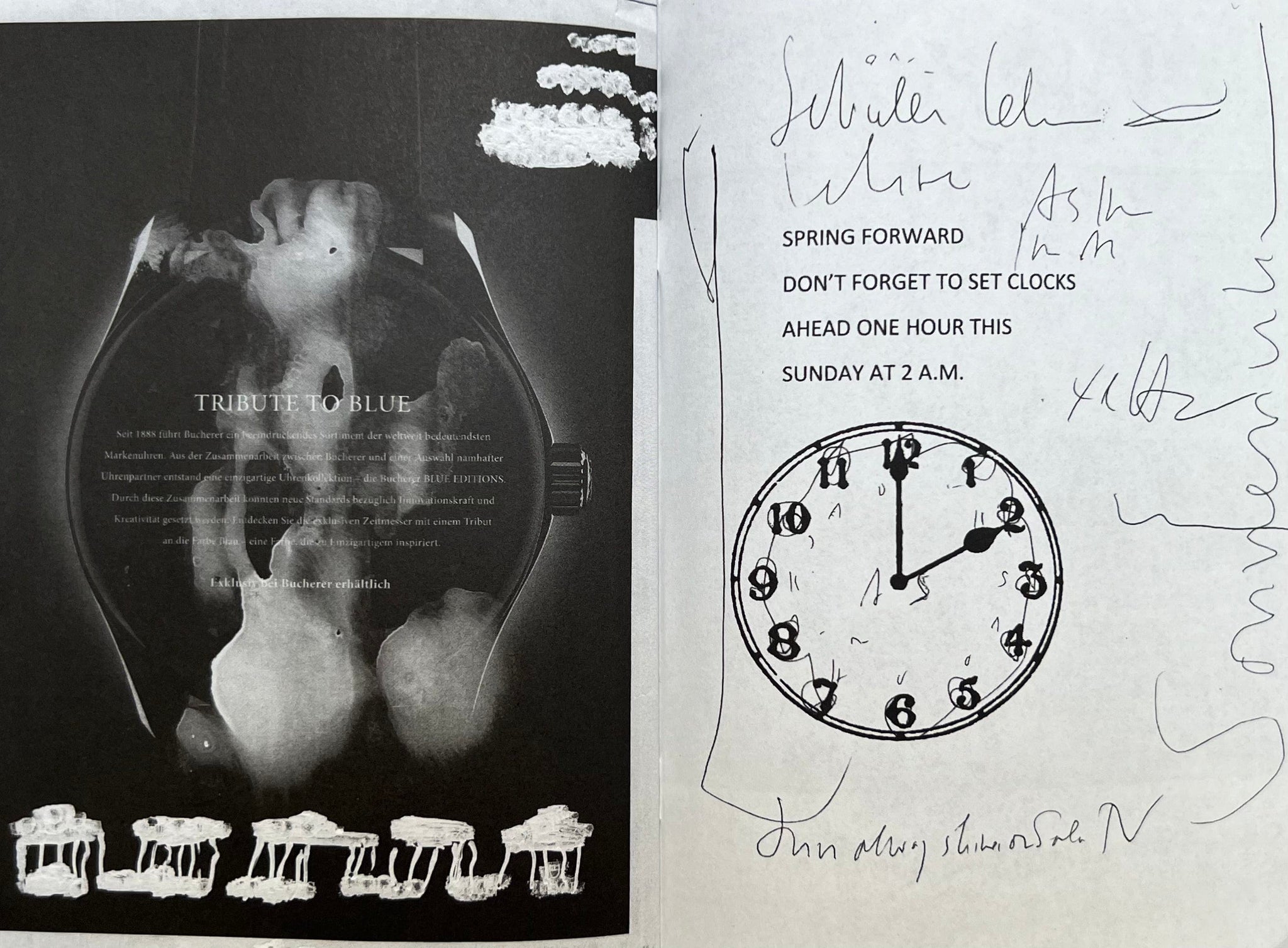 Hans Ulrich Obrist - Sala Time, 2018 zine