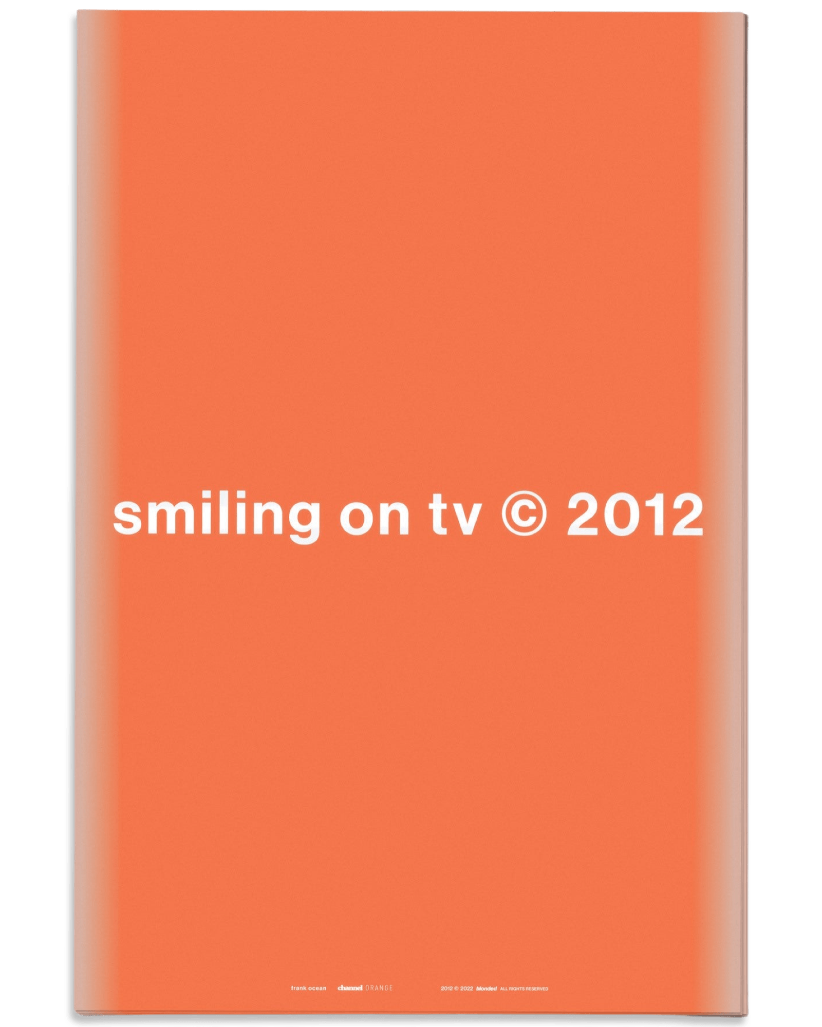 Frank Ocean - Smiles Poster Orange, 2022 – CoterieCargo